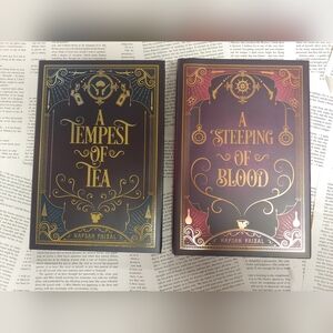 Owlcrate Edition Of A Tempest of Tea and A Steeping of Blood by Hafsah Faizal